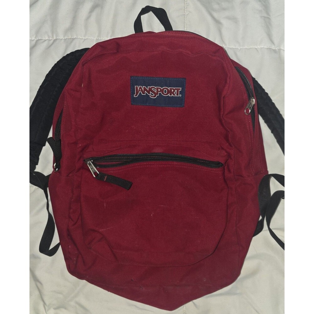 Jansport red full size backpack bookbag purse bag tote!